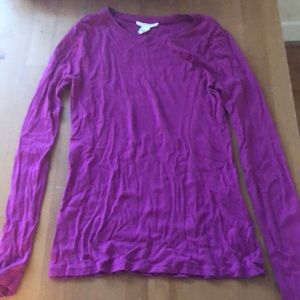 Forever 21 Purple Long Sleeved T-shirt
